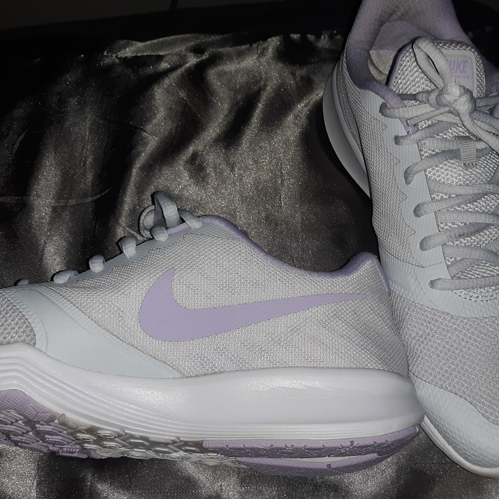 Womens light lilac Nike sneakers 8